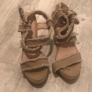 Candie’s Espadrille Wedge Sandals